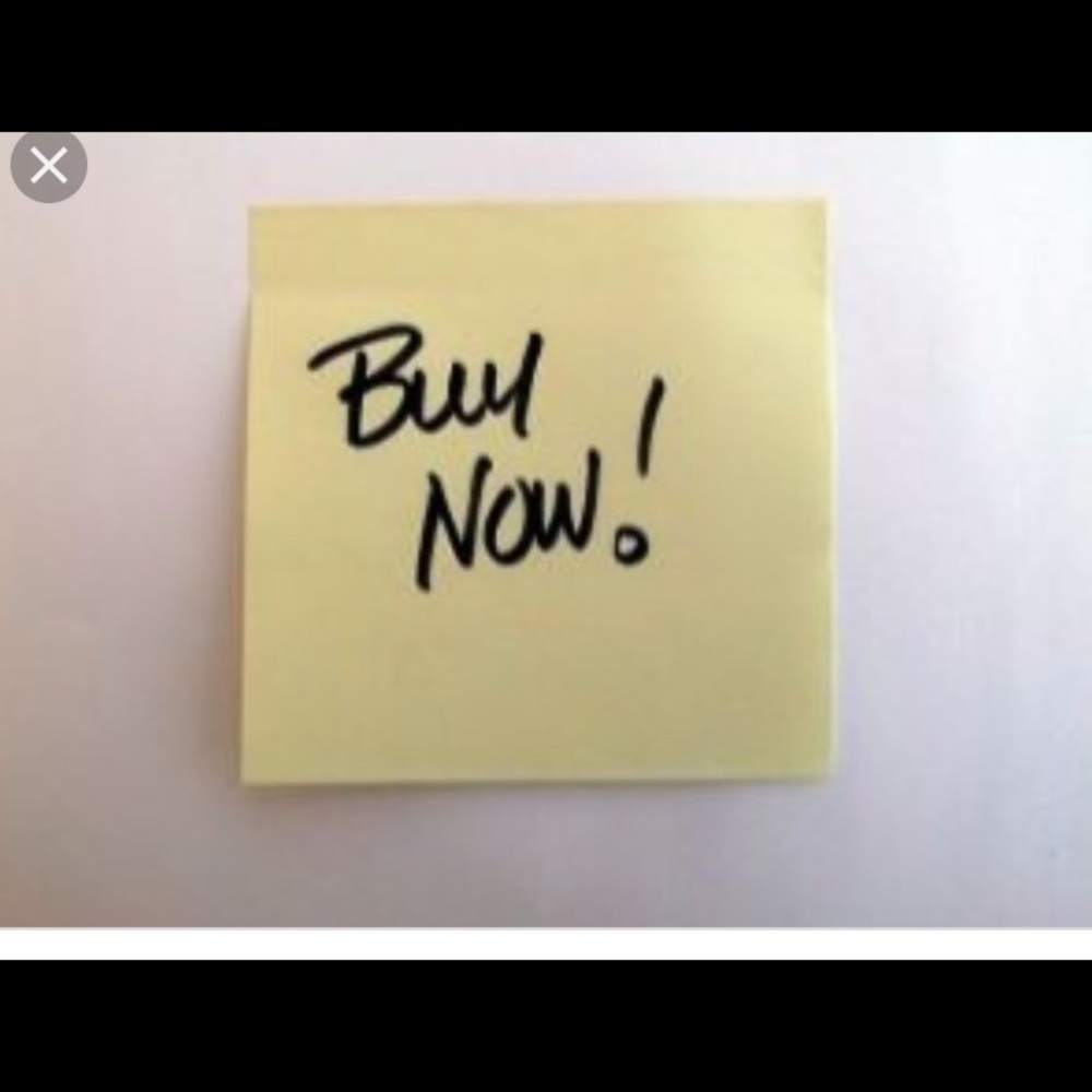 I’m selling everything. Don’t just like, BUY!